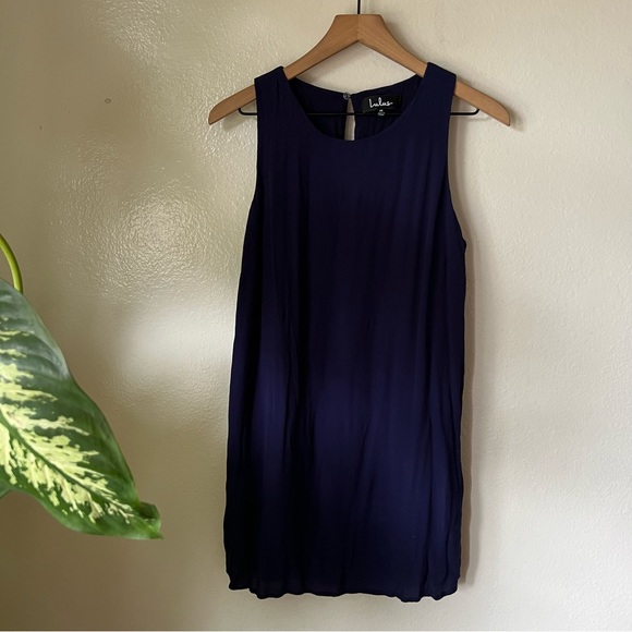 Lulus | Sassy Sweetheart Navy Blue Shift Dress - Picture 2 of 7